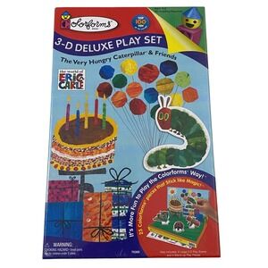 Colorforms Eric Carle Very Hungry‎ Caterpillar & Friends 3-D Deluxe Play Set